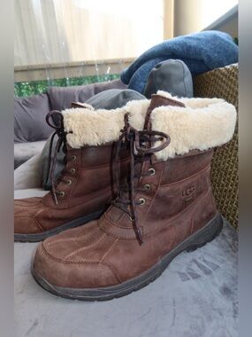 UGG Brown Butte Distressed Boot